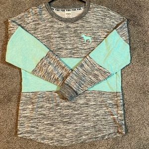 Victoria’s Secret Pink Color Block Varsity Crew, Size XS, Brand New condition!